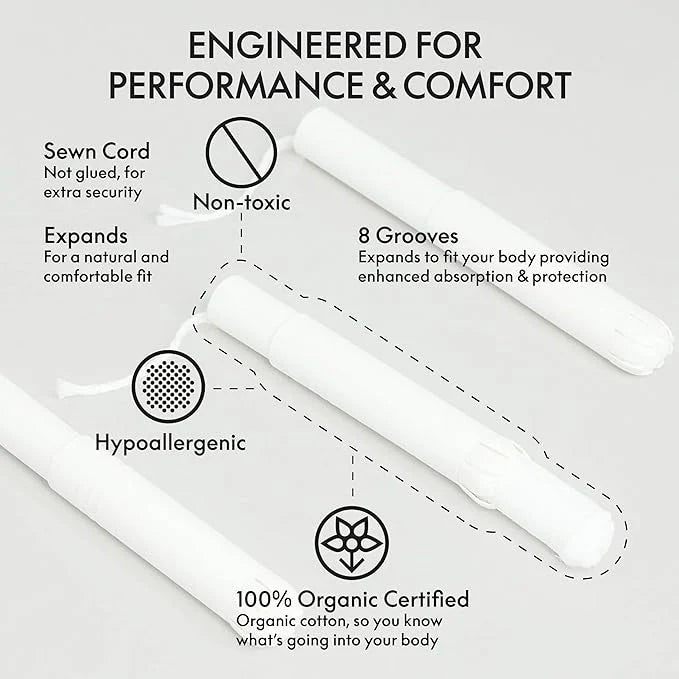Grace & Green Organic Applicator Tampons
