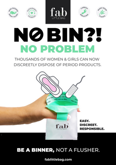 No Bin?! No Problem Cubicle Poster